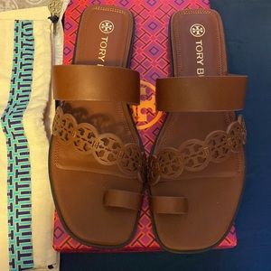 Tory Burch Burnt Cuoio Sandal - Size 9 1/2